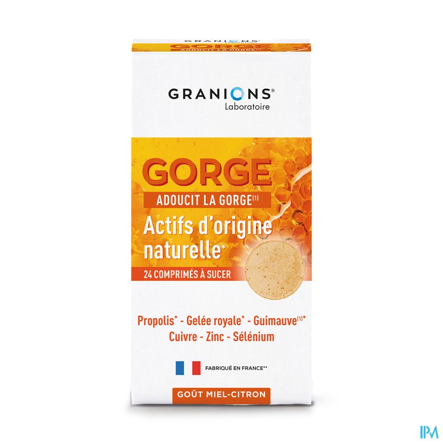produit GRANIONS GORGE CPR A SUCER 24