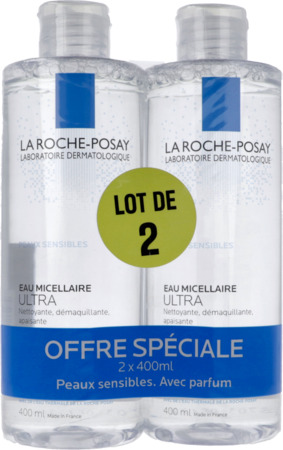 vignette La Roche Posay Eau Micellaire Peaux Sensibles 400ml X2
