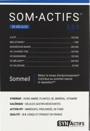 produit ARAGAN SOMACTIFS SOMMEIL GELUL 30