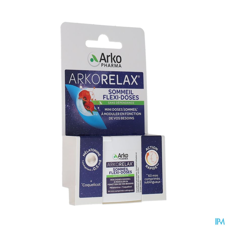 produit ARKORELAX SOMMEIL FLEXI-DOSES 60CPR