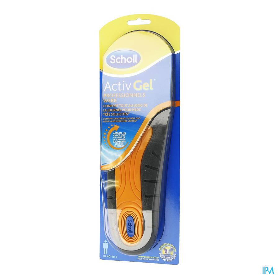 vignette Scholl Activgel Professionnel Homme 1