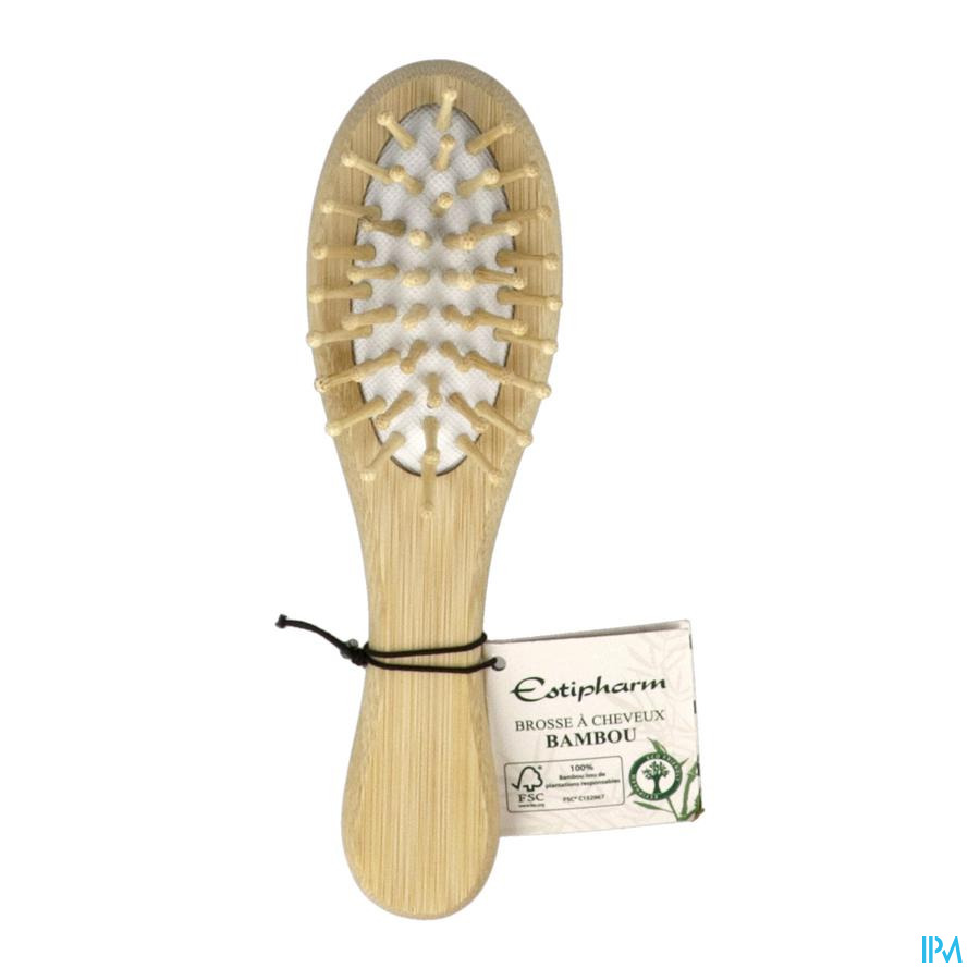 vignette Estipharm Brosse Cheveux Bambou Enfant