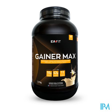 vignette Eafit Gainer Max Poudre Pour Boisson Vanille Intense 2kg9