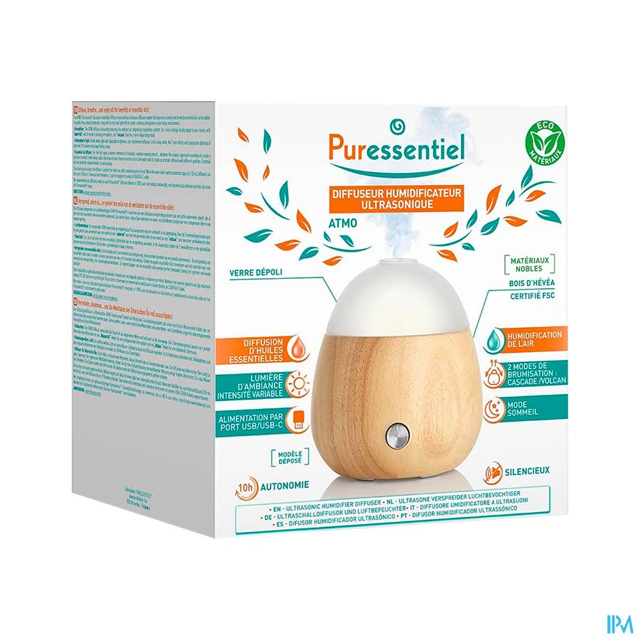 produit Puressentiel Diffuseur Humidificateur Ultrasonique Atmosphere