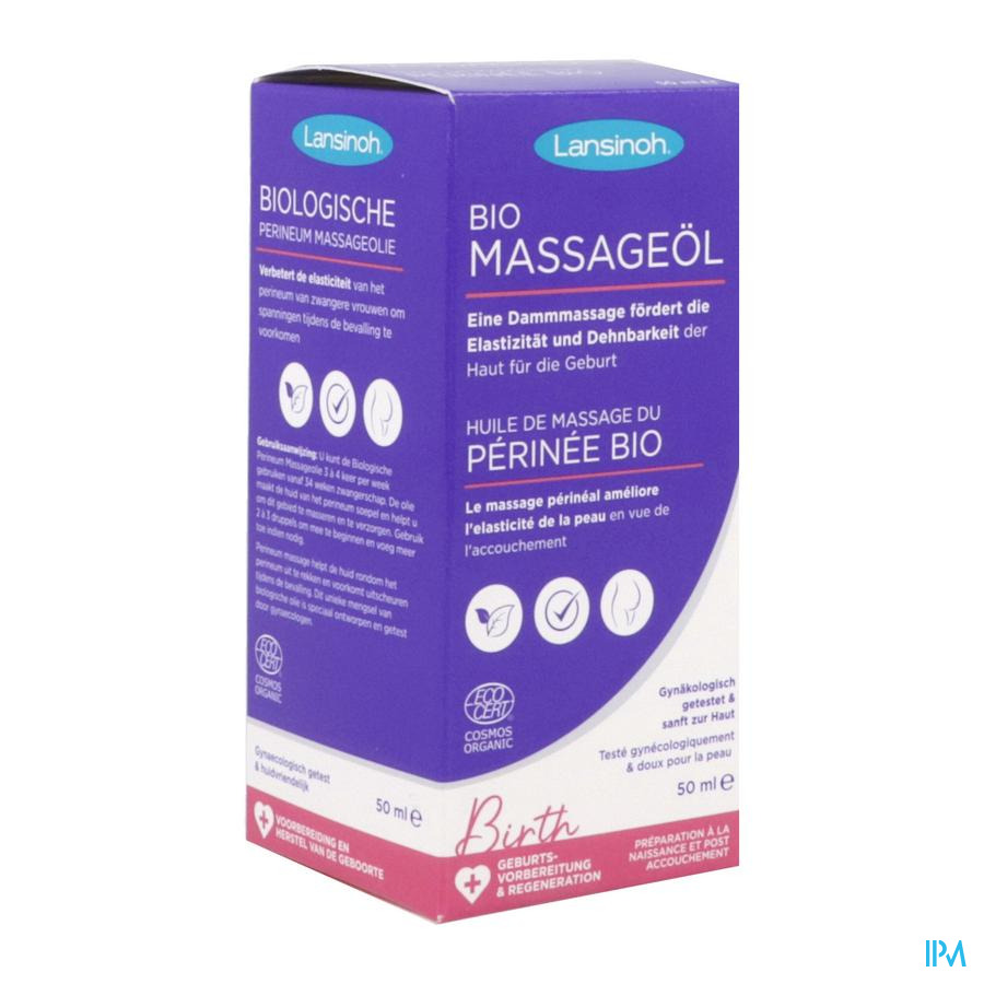 produit Lansinoh Huile De Massage Du Perinee Bio 50ml