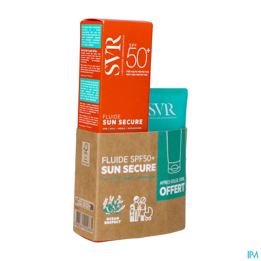 vignette SVR SUN SECURE FLDE SPF50+ 50ML +A-SOL