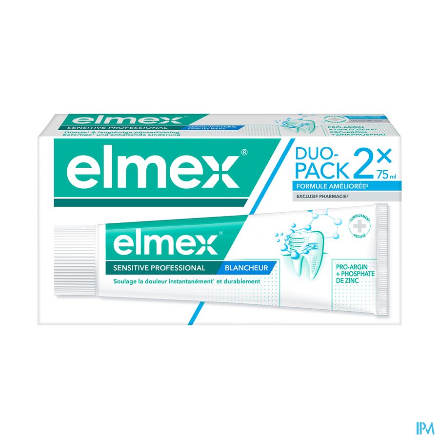 vignette Elmex Sensitive Professional Dentifrice 75ml X2 Special
