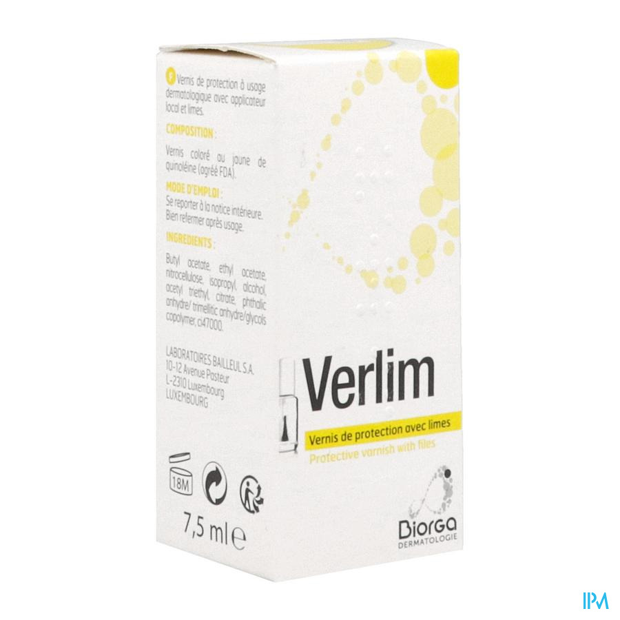 vignette Verlim 3 Vernis Protection Usage Dermatolog 7ml5