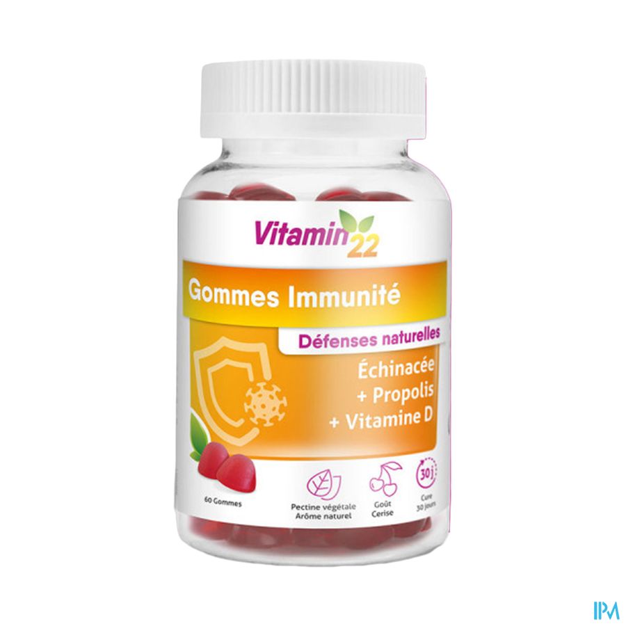 vignette VITAMIN'22 IMMUNITE CERISE GOM60