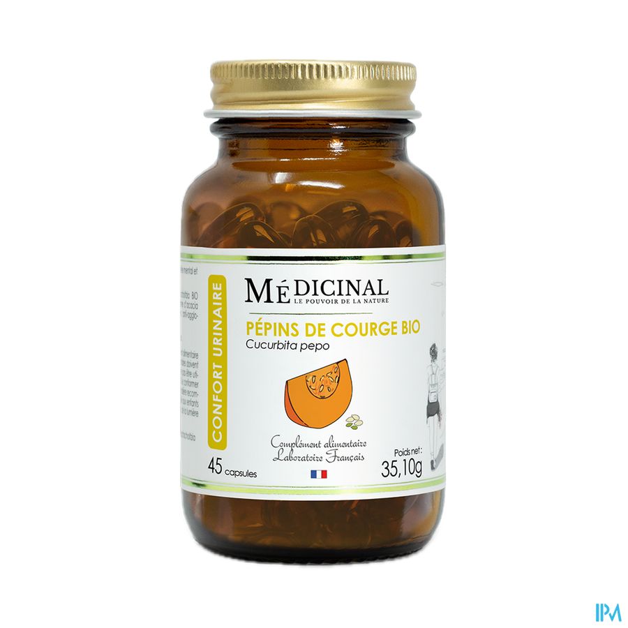 vignette MEDICINAL PEPINS DE COURGE 45 GEL