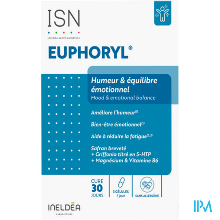 vignette Ineldea Isn Euphoryl Humeur Equilibre Emotionnel Gelule 90