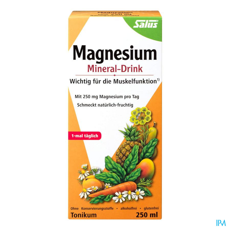 vignette Salus Magnesium Mineral Drink Solution Buvable 250ml