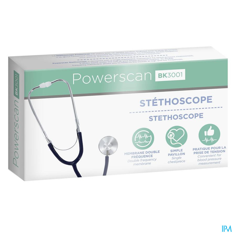 produit POWERSCAN STETHOSCO BK3001 SIMPLE/DOUBLE