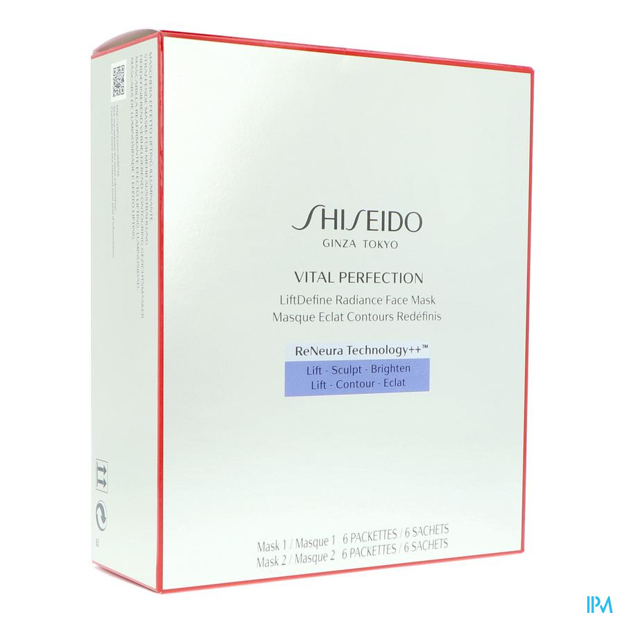 vignette Shiseido Vital Perfection Masque Tissu X6
