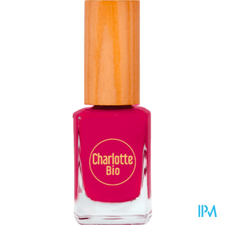 vignette Charlotte Bio Vernis A Ongles Bio Source Rose Framboise 10ml