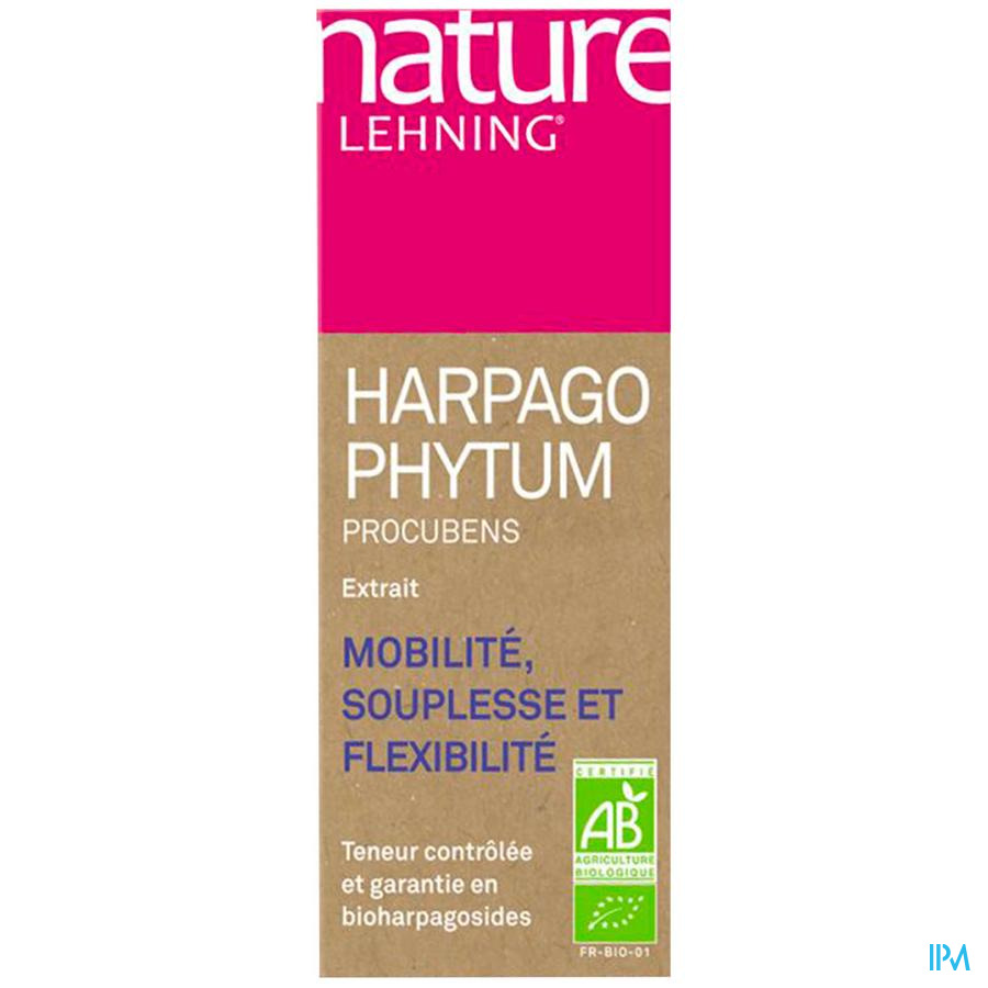 vignette Nature Lehning Harpagophytum Bio Solution Buvable 60ml