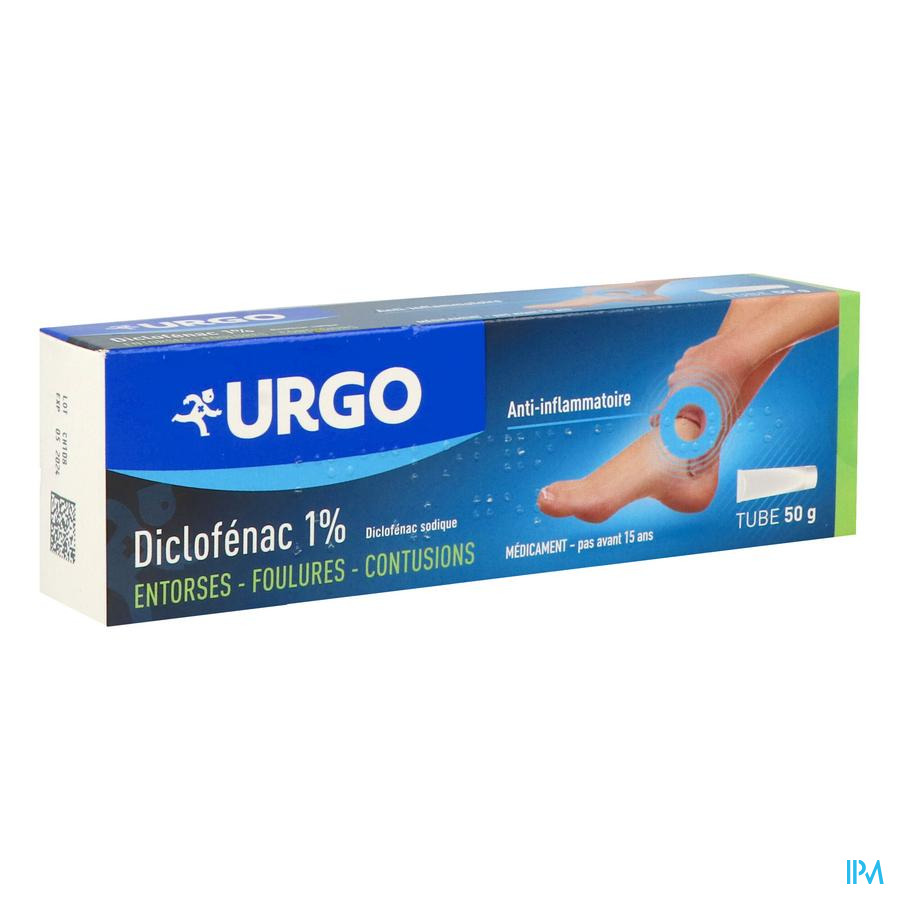 vignette DICLOFENAC 1% URGO GEL TUB 50G