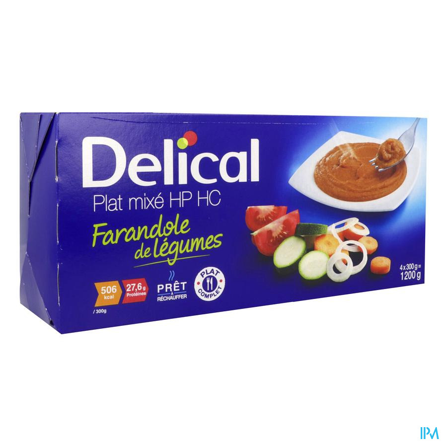 vignette Delical Nutra Mix Hp Hc Farandole De Legumes 300ml X4