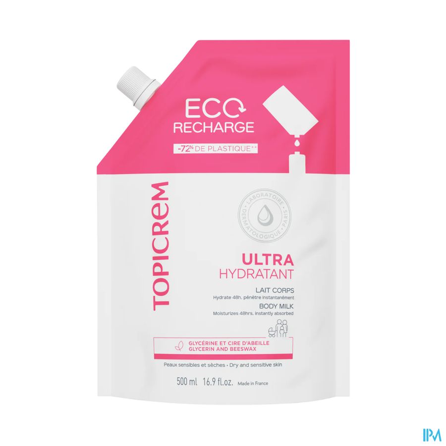 vignette TOPICREM ECO RECHARGE LAIT 500ML
