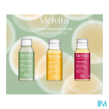 vignette Melvita Coffret Les Ors Bio 3produits