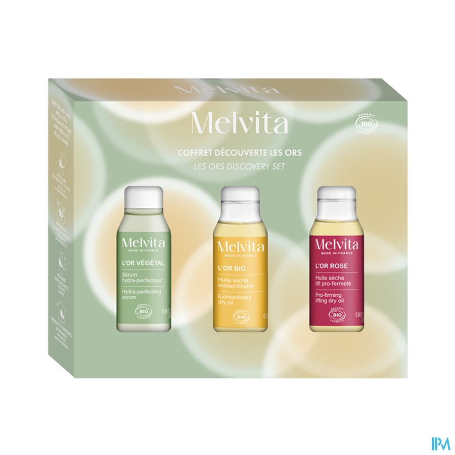 vignette Melvita Coffret Les Ors Bio 3produits