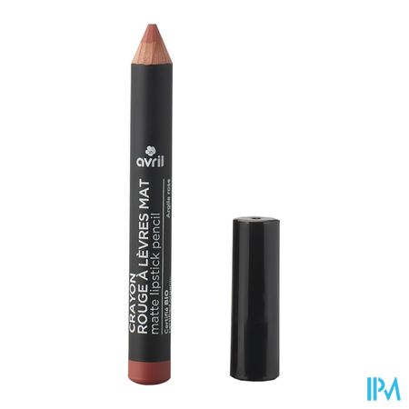 vignette Avril Crayon Rouge A Levres Mat Argile Rose Certifie Bio 2g