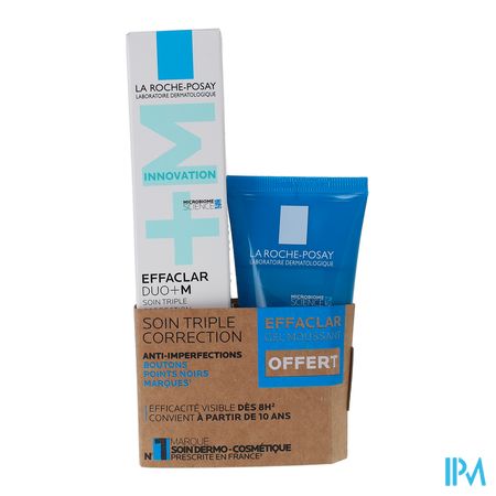 vignette La Roche Posay Effaclar Duo+ M Soin Correcteur 40ml + Gel Moussant 40ml