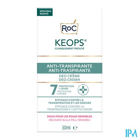 vignette KEOPS DEOD CR A/TRANSPIRANTE 30ML