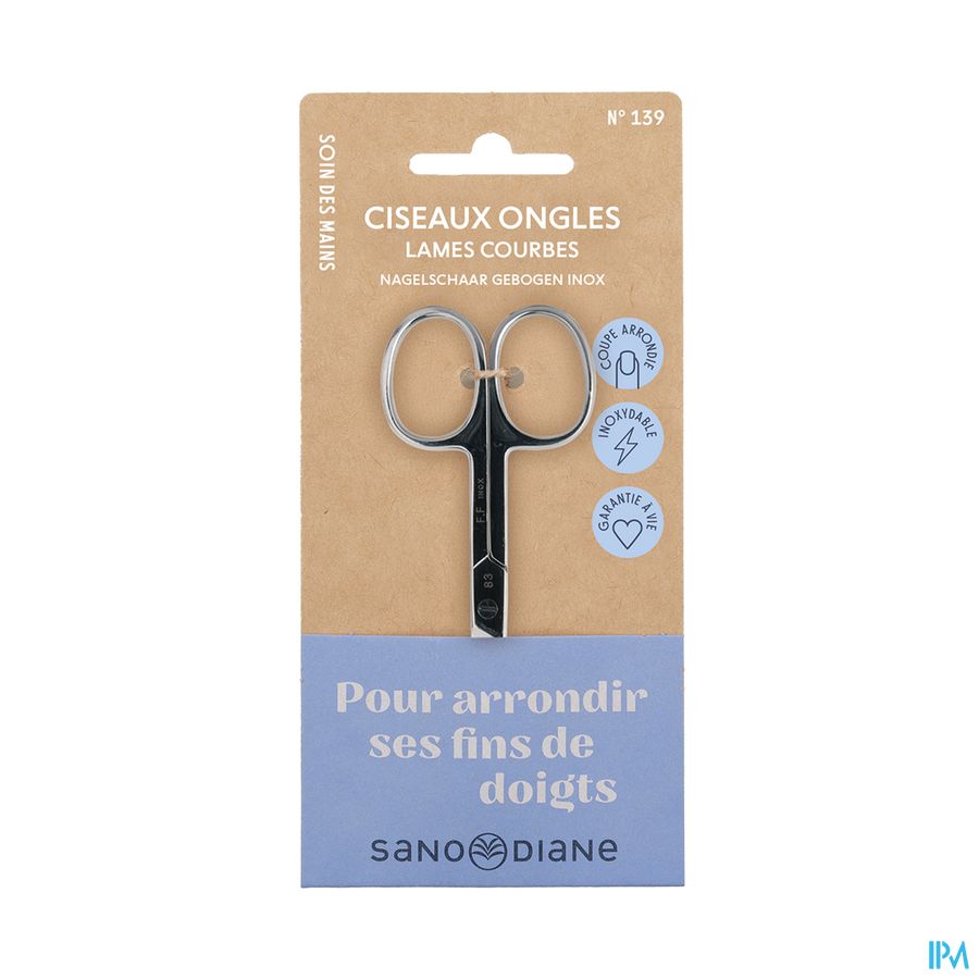 produit SANODIANE CISEAUX MANUCURE A ONGL COURBES