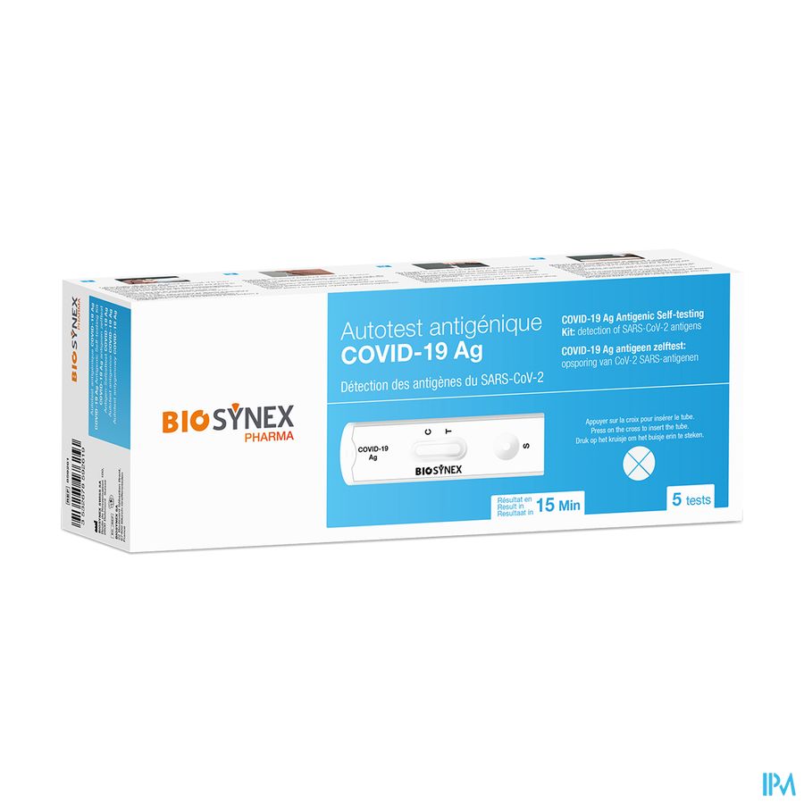 produit BIOSYNEX COVID-19 AG  BT 5 TESTS