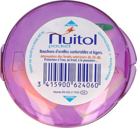 produit NUITOL BOUCHON OREILLE BT4