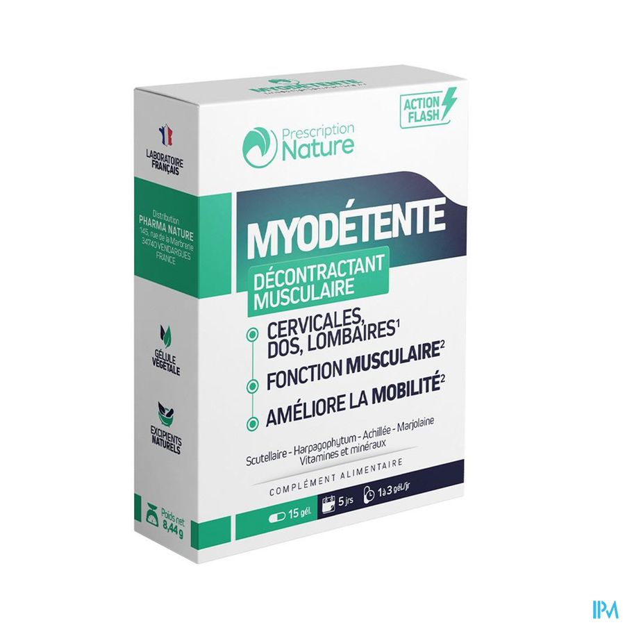 produit MYODETENTE PHARMA NATURE GELUL 15 #2