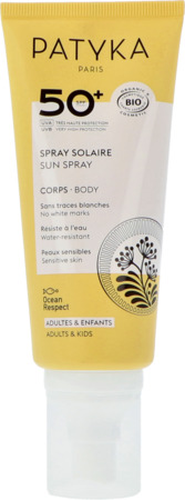 produit PATYKA SOLAIRE SPRAY CORPS SPF50+ 100ML