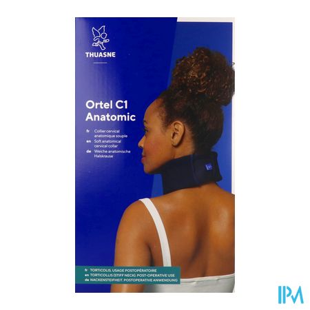 vignette Thuasne Collier Cervical C1 Anatomique 6cm Marine T2