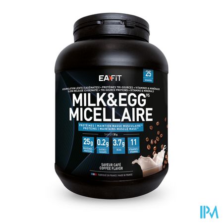 vignette Eafit Milk Egg 95 Micellaire Poudre Cafe 750g