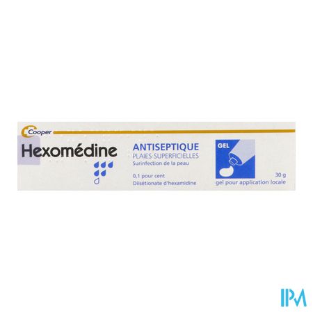 vignette HEXOMEDINE 0,1% GEL TUB 30G