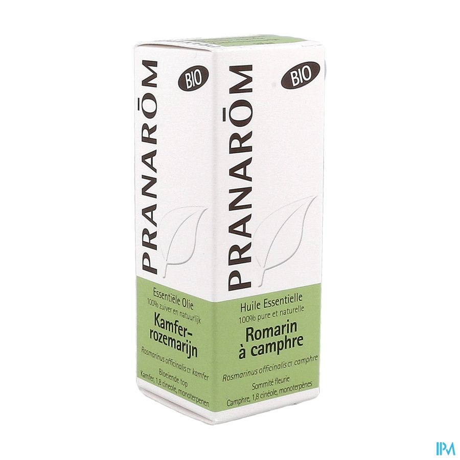 vignette Pranarom Huile Essentielle Bio Romarin A Camphre Sommite Fleurie 10ml