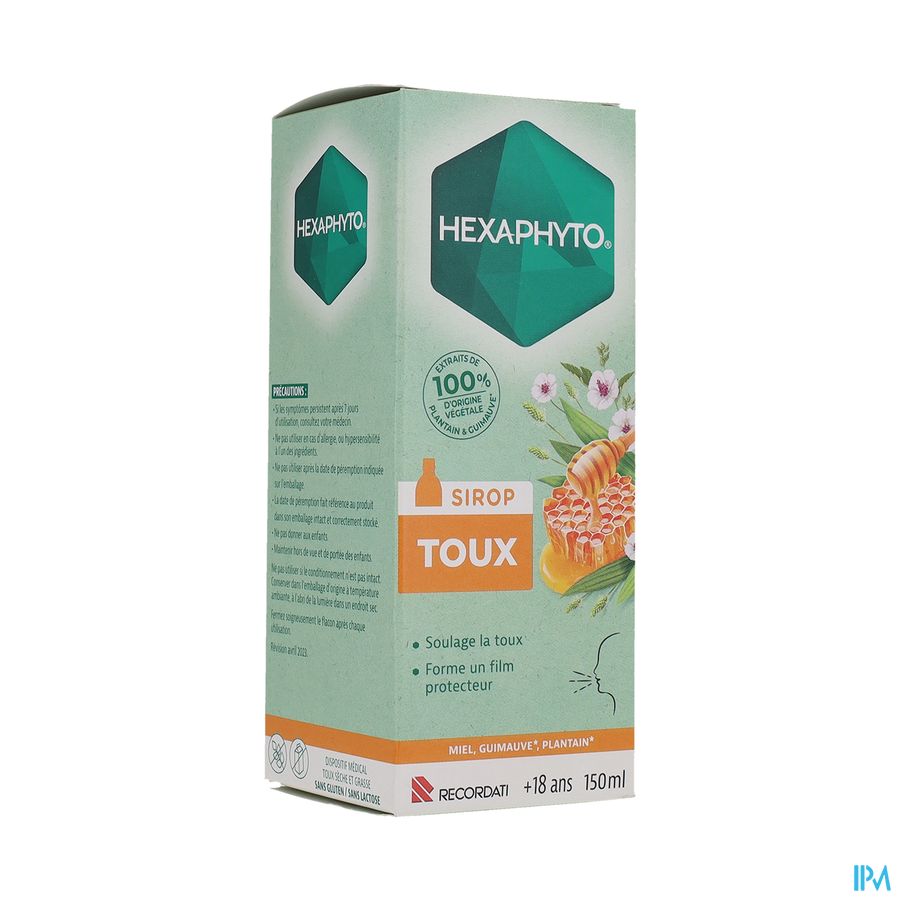 produit HEXAPHYTO SIROP TOUX 150ML