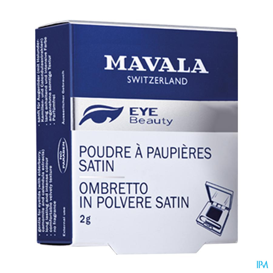produit MAVALA POUDRE PAUPIERES BLANC PUR 2G