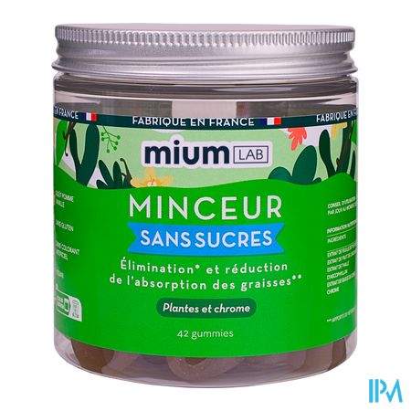 vignette Mium Lab Minceur Sans Sucre Gummies 42