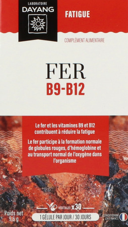 produit Dayang Fer B9 B12 Gelule 30