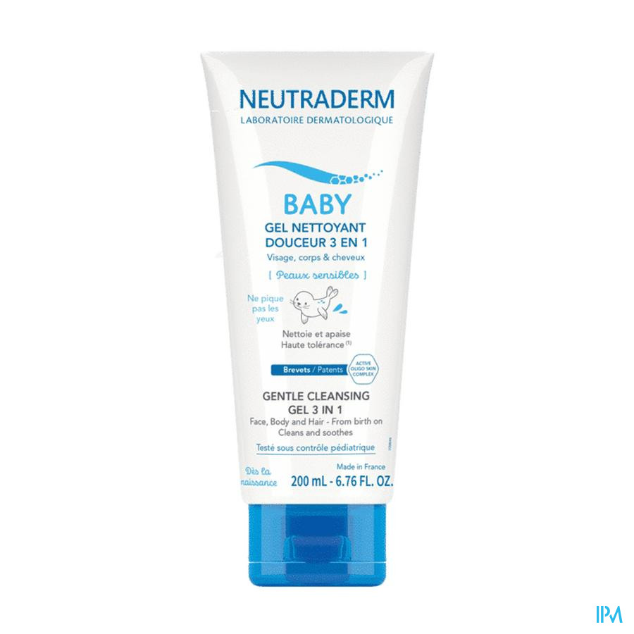 vignette Neutraderm Baby Gel Nettoyant Douceur 3en1 200ml