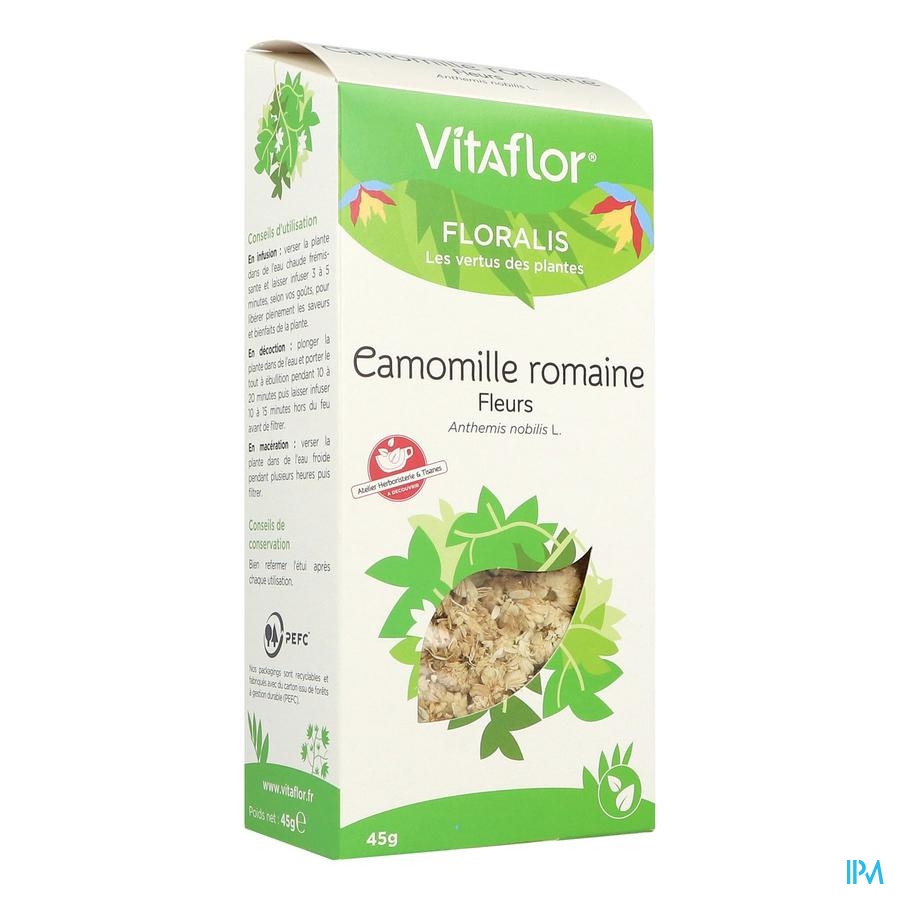produit Vitaflor Camomille Romaine Fleur Vrac 45g