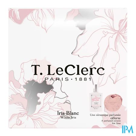 vignette T.leclerc Le Parfum Iris Blanc 50ml + Ceramique