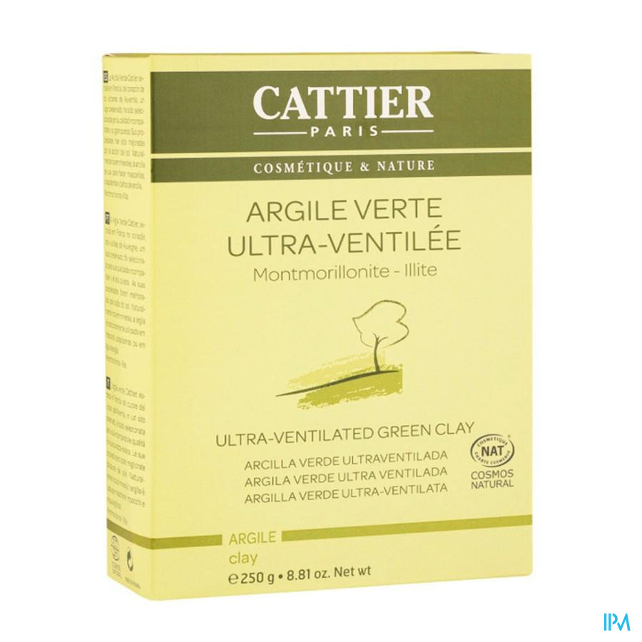produit Cattier Argile Verte Vrac Ultraventilee 250g