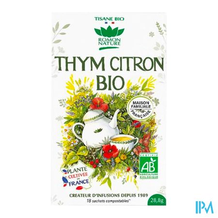 vignette Romon Nature Simples Plantes Cultivees En France Thym Citron Bio France Infusette 1g6 18