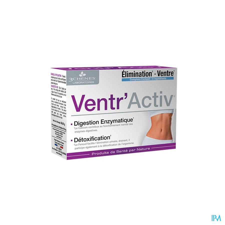 vignette 3chenes Ventr Activ Comprime 60