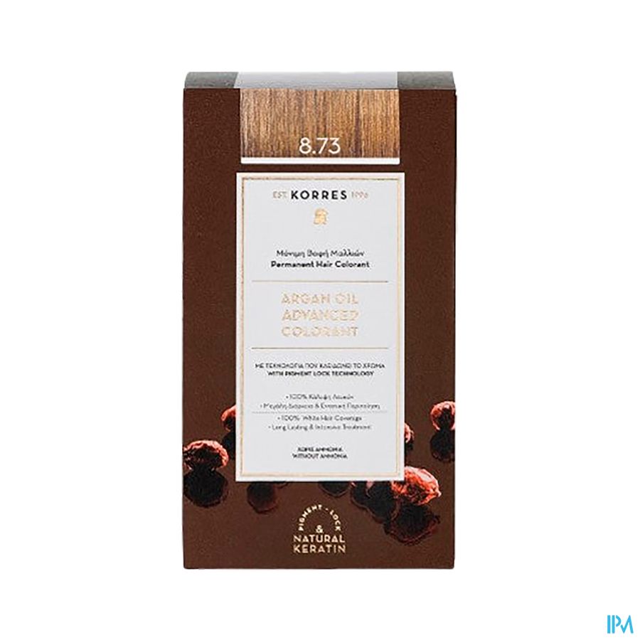 vignette KORRES COLOR 8.73 DORE CARAMEL