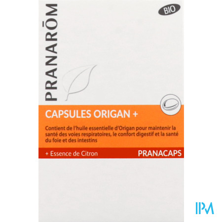 vignette Pranacaps Origan+ Caps 30 Pranarom