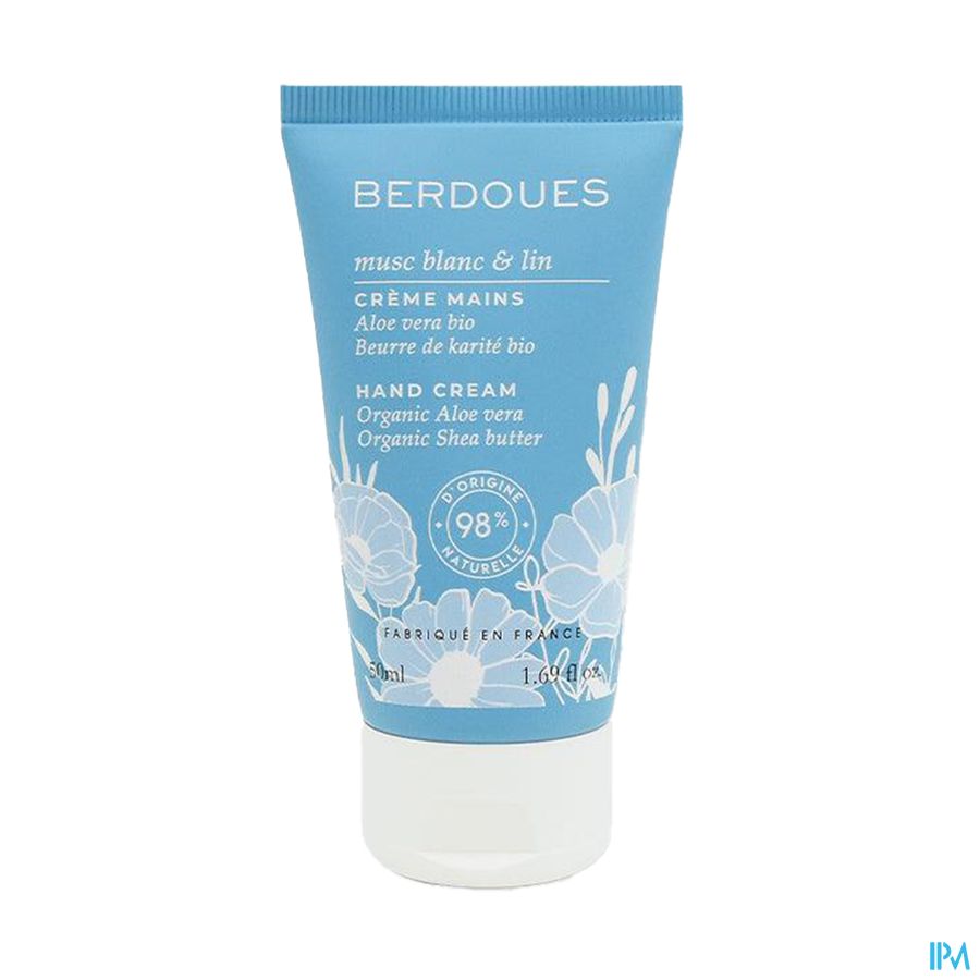 produit BERDOUES CREME MAINS MUSC ET LIN 50ML
